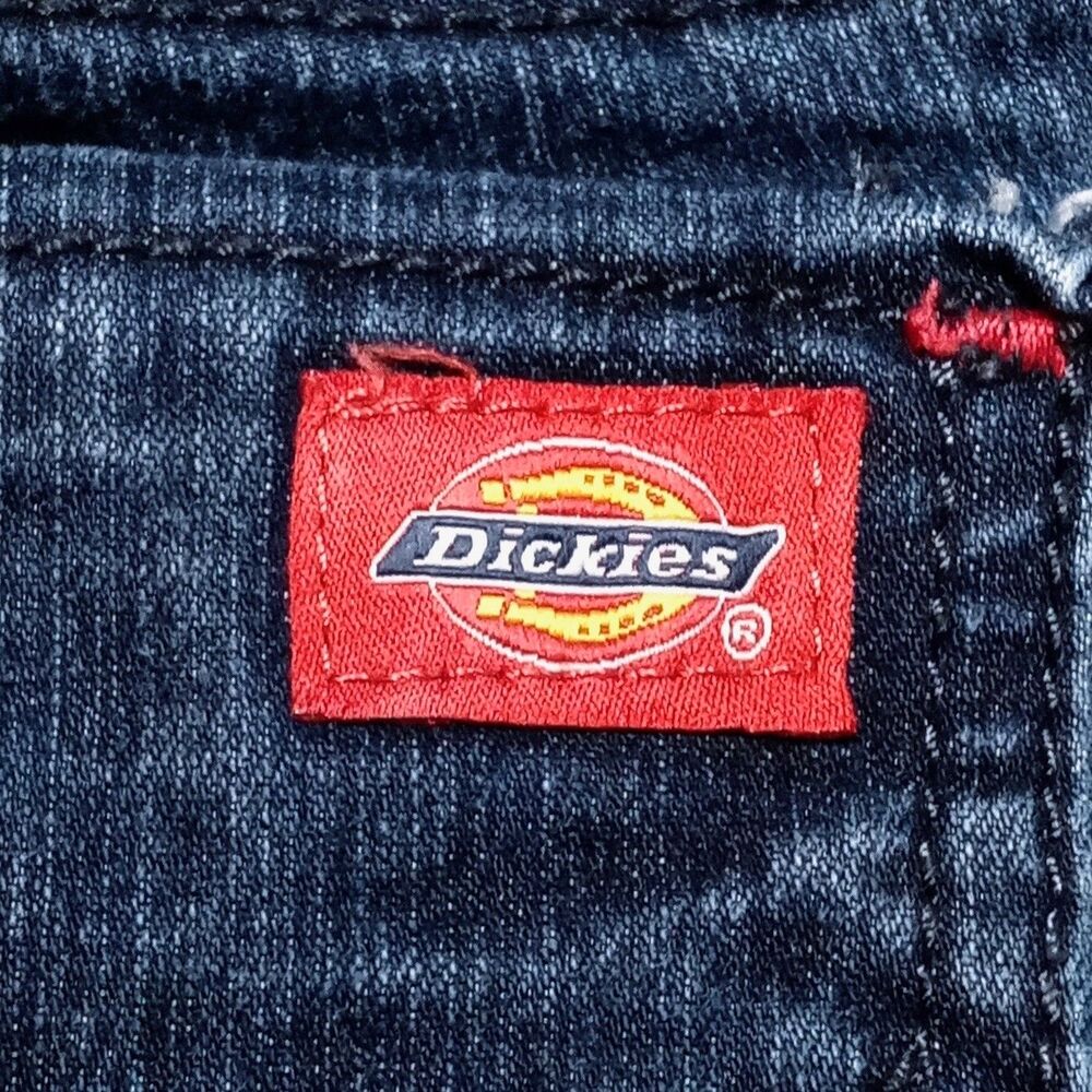 Dickies Women's Cargo Jeans Fits 34x27 Denim Utility Workwear Slim Pants - Picture 5 of 8